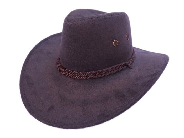Sun Hat Faux Leather Cowboy Hat Men and Women Travel Caps Western Hats Chapeu Cowboy 9 colors: Purple