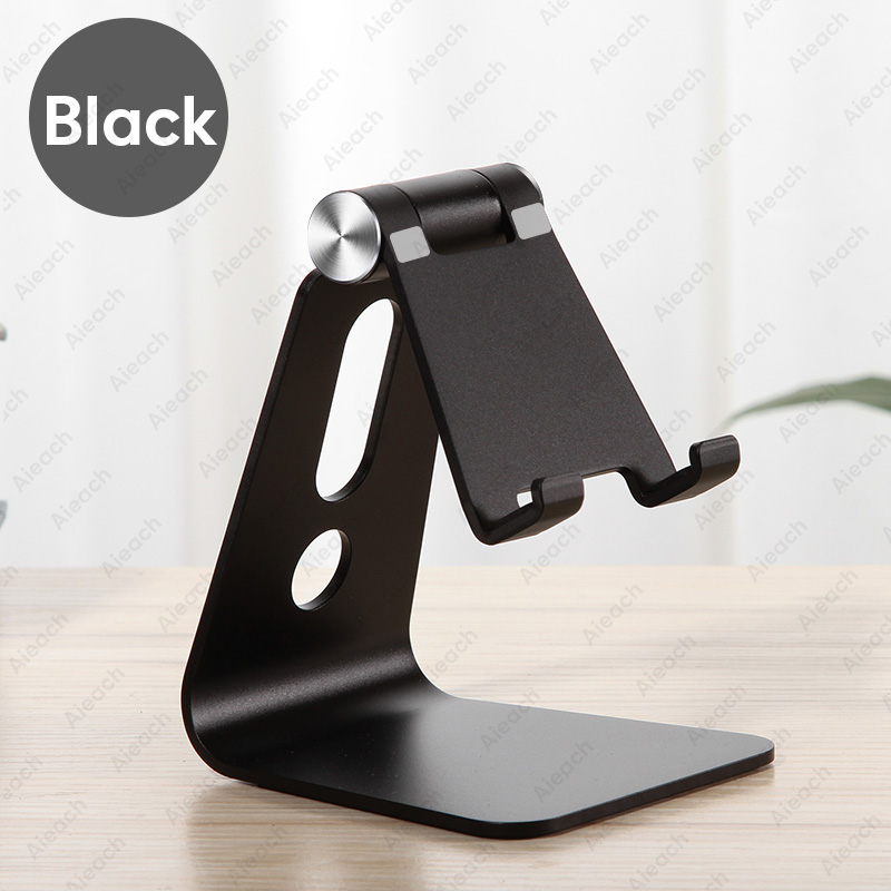 VUUV Desktop Holder Tablet Stand For ipad 9.7 10.2 10.5 11 inch Rotation Aluminium Tablet Stand secure For Samsung Xiaomi: black