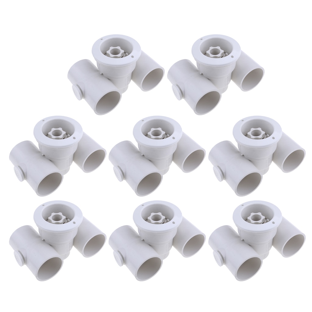 8 x Swimming Pool Massage Nozzle, High Temperature Resistant and Corrosion Resistant
