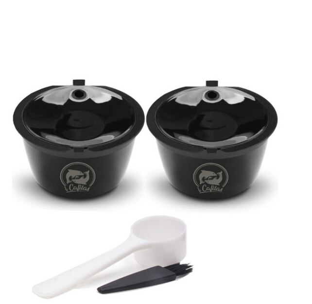Icafilas-filtro de cápsula de café con Crema para Dolce Gusto, cestas reutilizables rellenables para taza de café, actualización de 3. ª para cafetera Dolce Gusto: Light Yellow
