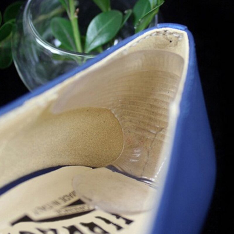 1 paar onzichtbare siliconen stickers voor hiel, transparante schoeninlegzolen, zelfklevende voetverzorging