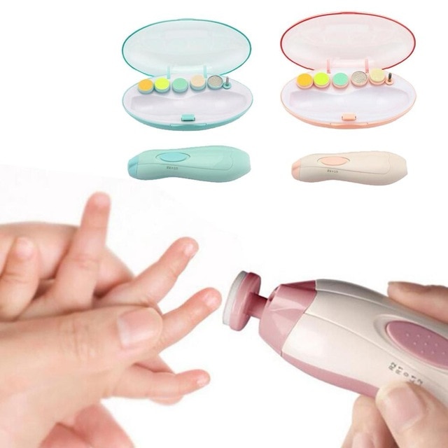 Elektrische Baby Nail Trimmer Kids Schaar Zuigeling Nail Care Safe Nagelknipper Cutter Voor Newbron Nail Trimmer Manicure