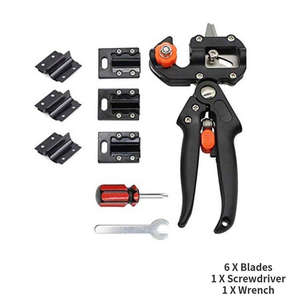 Garden Grafting Pruner Grafting Set Kit Farming Fruit Tree Pruning Shears Scissor Vaccination Plant Fruit Tree Cutting Machine