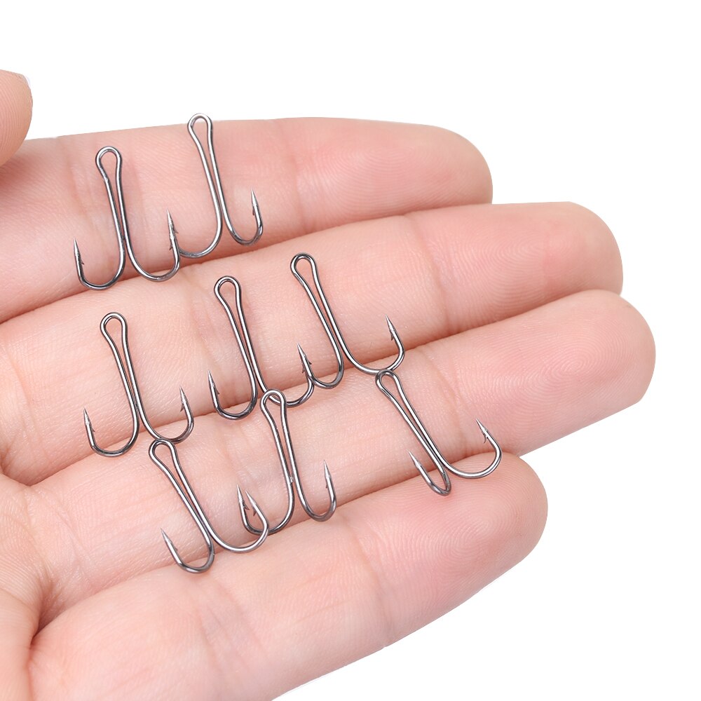 XFSRG Angelhaken Set 10 Stück - Carbon Stahl Für Lebendköder 2/0 3/0 4/0