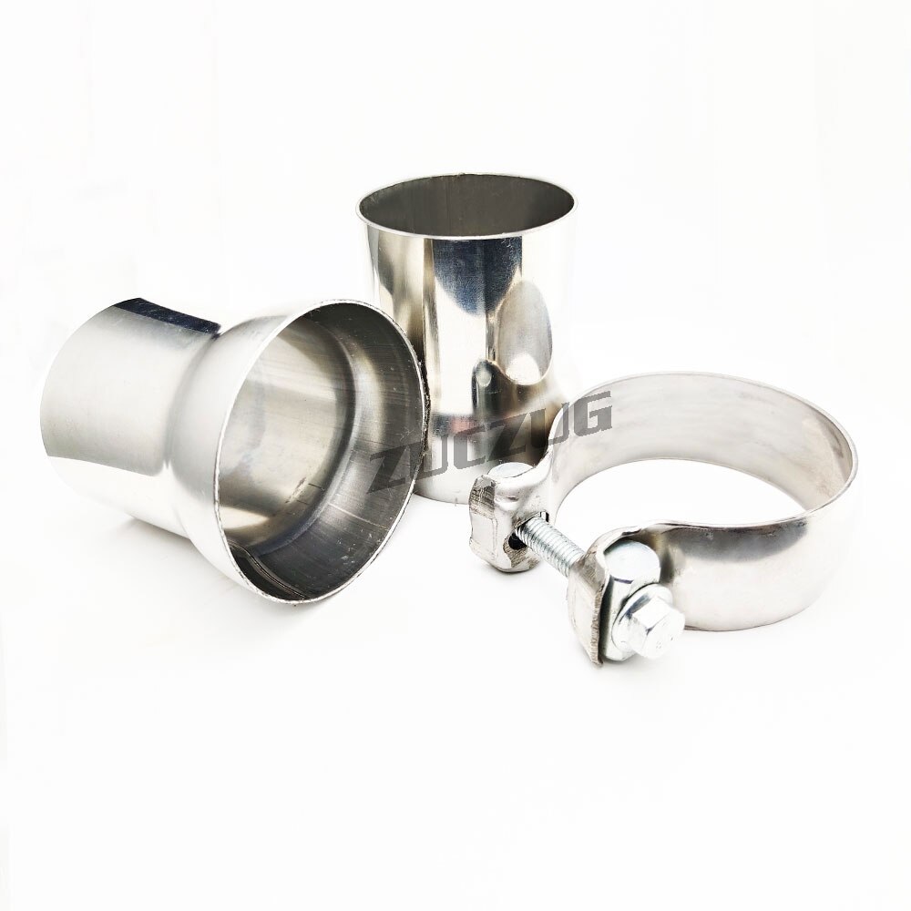 Car Accessories SWIVEL EXHAUST CLAMP SS Joint Universal Muffler Adjustment Adapter Pipe
