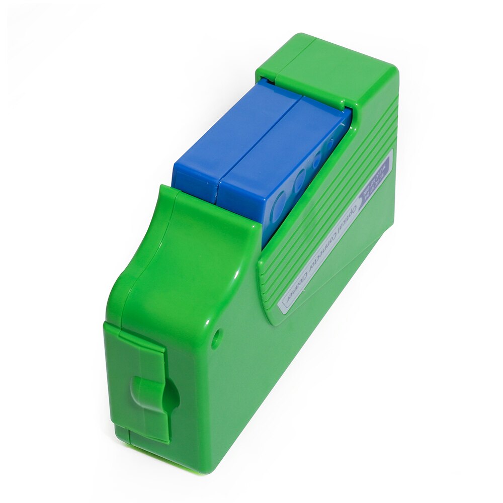 KCC limpiador de conectores de fibra óptica/Cassette de limpieza de conectores de fibra, 500 veces limpiador de Cassette caja de limpieza de fibra óptica