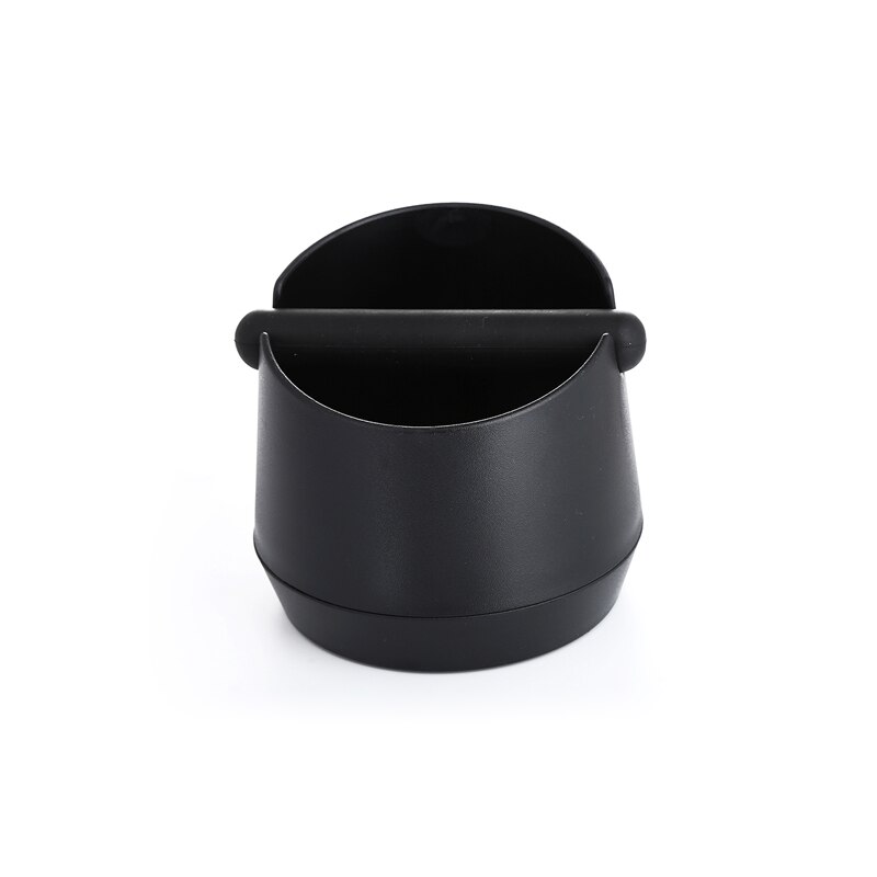 Durable Coffee Knock Box Espresso Grind Container Anti Slip Coffee Grind Dump Bin Waste Bin with Detachable Knock for Barista: L Black