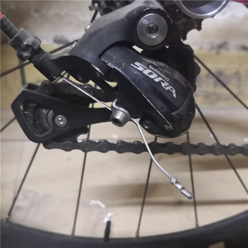 50 fod / batch folder aluminium liga fra cykel fra cykelbremsekabel skifter indvendige tip ekstreme wire covers frisisk