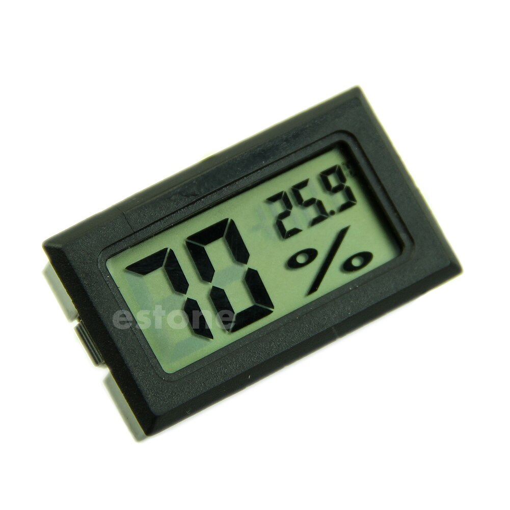 Hygrometer termometer digital lcd temperatur fugtighedsmåler 10% ~ 99% rh