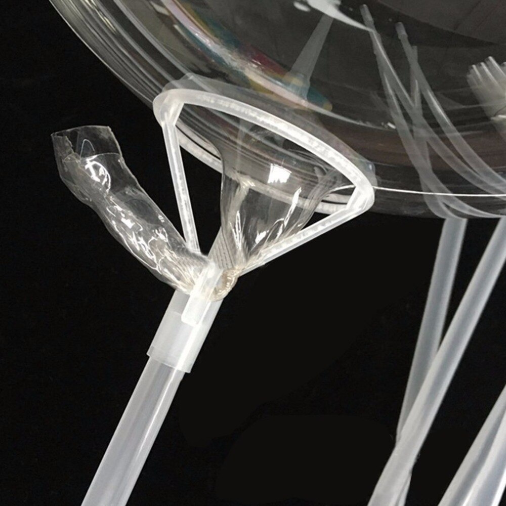 Transparante intrekbare ballonstok, ballonstokstok, houder, beker, verjaardag, feest, kerstmis, bruiloft, ballonnen, decoratie, gereedschap, speelgoed