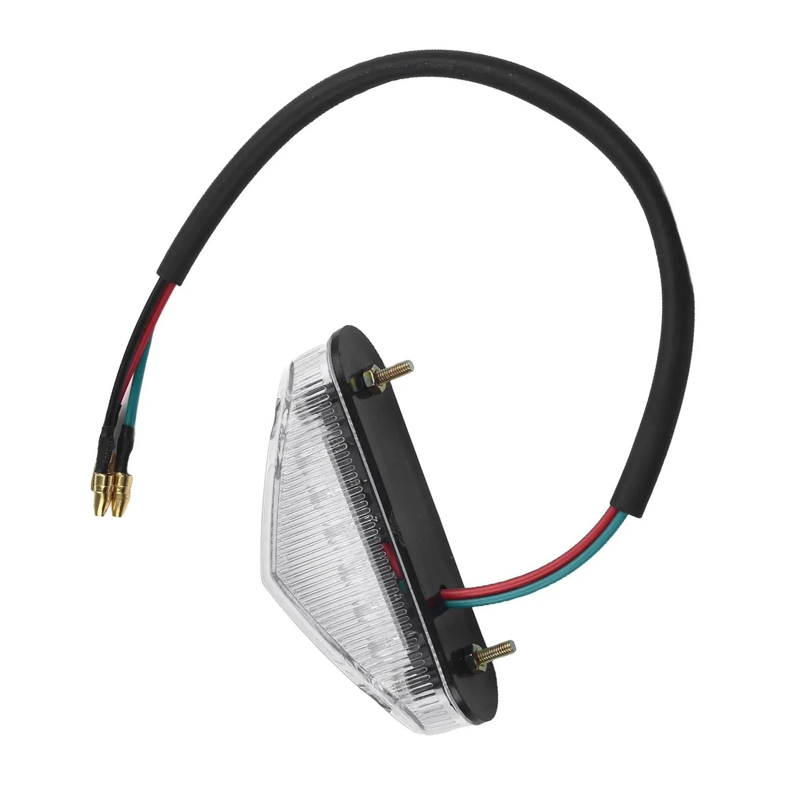 Car 26Cm White Red Black Motorcycle Motorbike Headlight Taillight Rear Stopping Light Indicadores DRL Para Motos De Cross