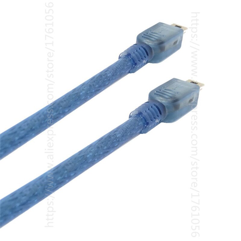 5Pin Mini USB Kabel Mini B Male naar Male M/M Extension Data Lijn Blauw