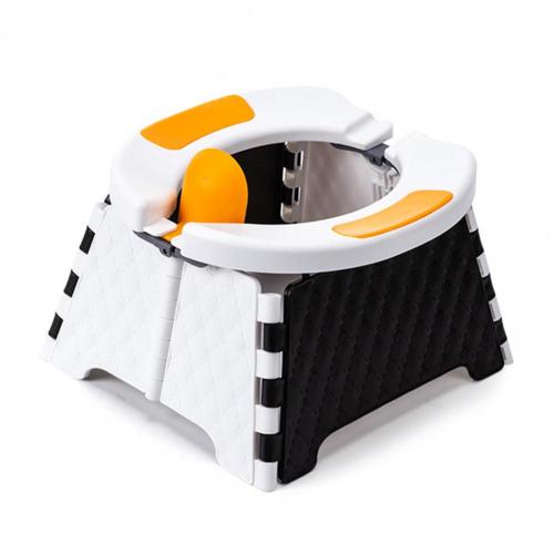 Siège de toilette de voiture Compact et robuste antidérapant, siège de formation pour bébés et tout-petits: White