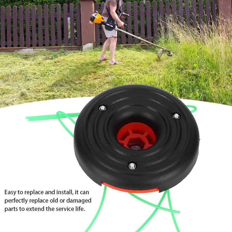 Strimmer Trimmer Hoofd Bosmaaier Trimmer Hoofd Vervanging Met Drie Lijn Maaien Tool Tuin Cutter Gras Trimmer