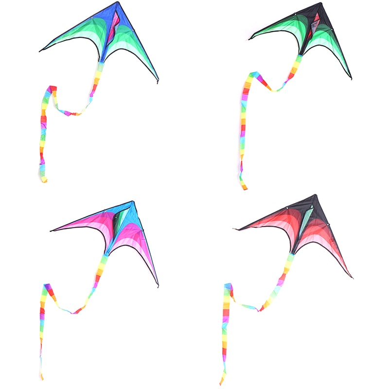 Large delta kite for kids and adults single line easy to fly kite handle include