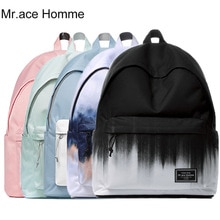 Unisex laptop rucksack frauen schule tasche für mädchen bunte leinwand reise rucksack männer wasserdichte rucksack junge college tasche