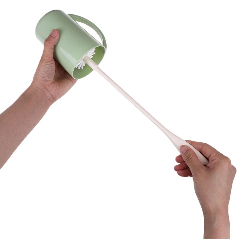 1pc esponja copo de lavagem do bebê leite garrafa escovas alça longa mais limpo fácil de limpar garrafa vidro isolamento pote escova ferramentas cozinha
