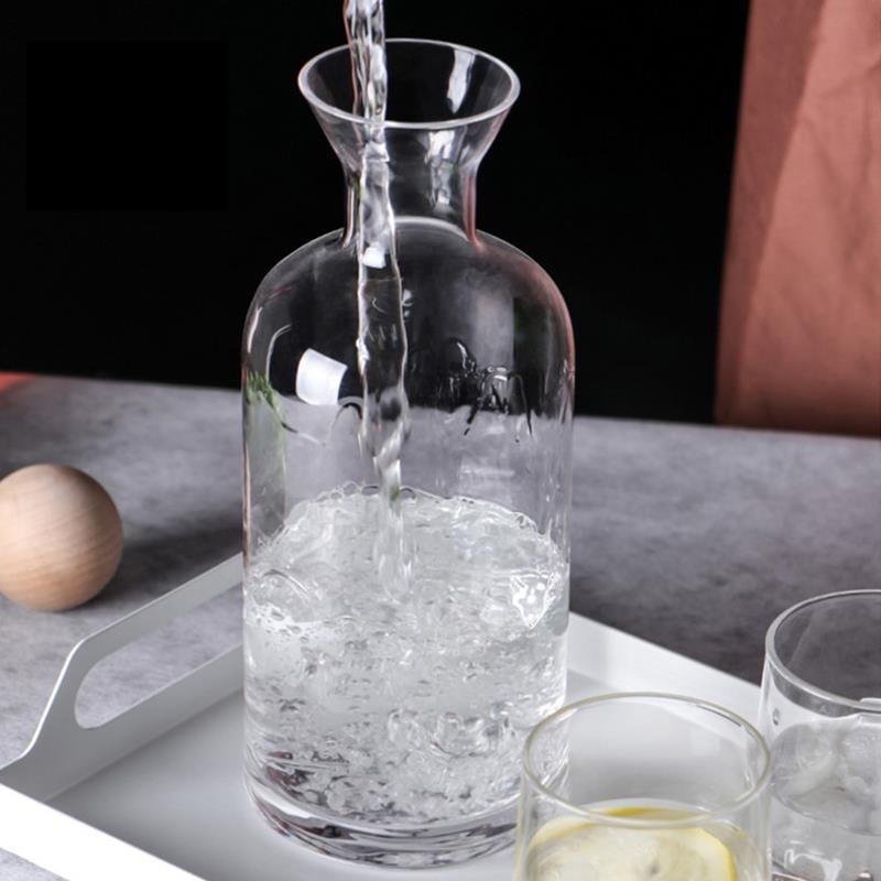 Water Carafe Large Capacity Glass Water Pitcher Juice Pitcher With Lid For Kitchen Accessories For Home Drinkware