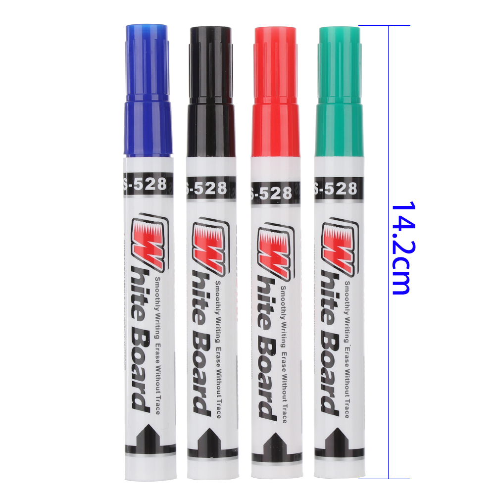 4Pcs/Set Whiteboard Marker Eco-Friendly Marker Office School Supplies Whiteboard Pen Erasable Marker Non-toxic Mark Pen