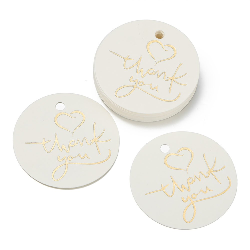 50 stk/parti bronsering stempling takkelapper svart hvitt papir kort håndlaget innpakning gjør-det-selv smykker tilbehør prisetikett: Rosa