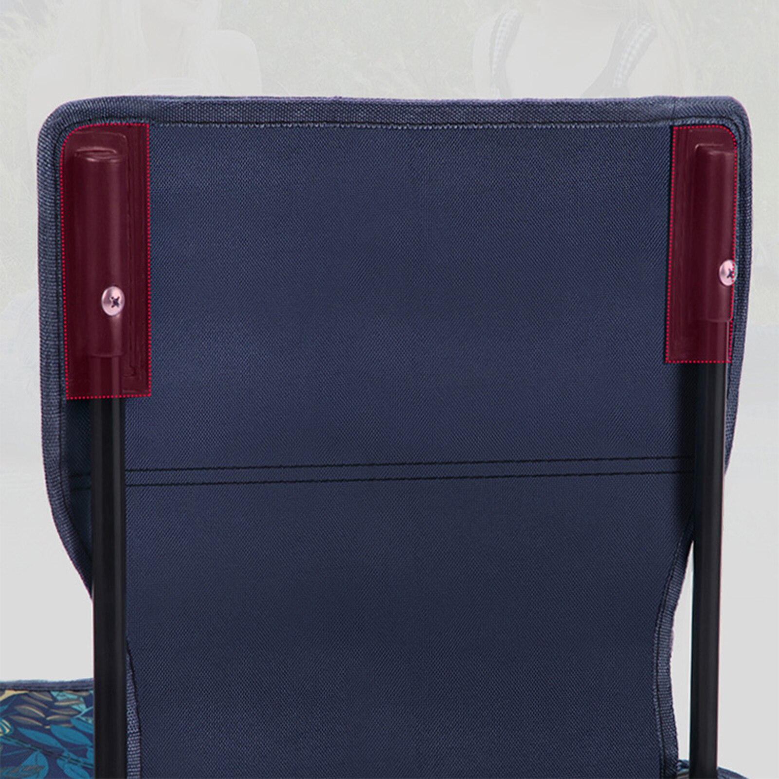 Silla plegable portátil para pesca, taburete para pintar bocetos al aire libre, para Camping, pesca, viaje, con bolsillo lateral, respaldo retráctil