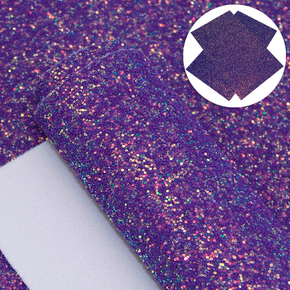 Cuir synthétique à paillettes épais 20*34cm AB | Matériel de bricolage fait main pour la fabrication de boucles d'oreilles événements à la maison, 1Yc7188