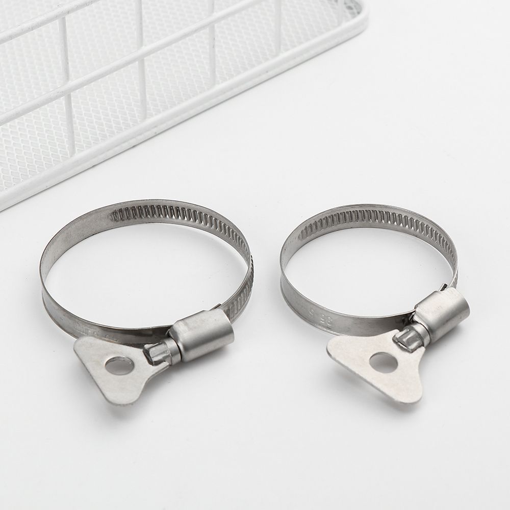 201 Edelstahl Wurm Getriebe Schlauch Klemme Einstellbare 10-60mm Klemme Schlüssel Schlauch Clip Für Wasser Rohr Sanitär Automobil Mechanische