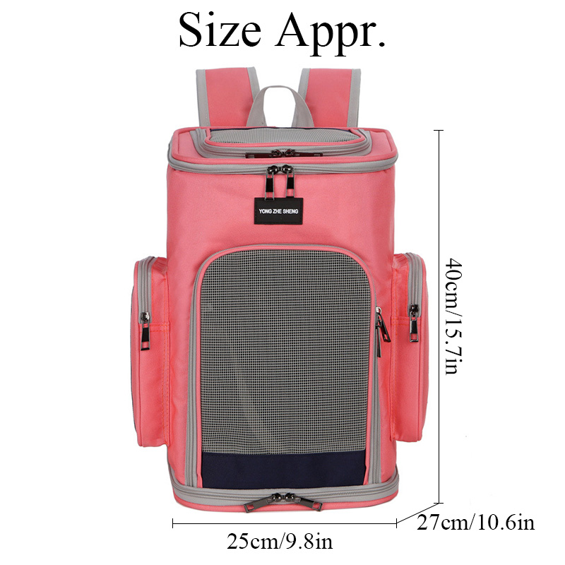 Kat Draagtas Huisdier Rugzak Kat Zak Huisdier Outdoor Carry Dubbele Schoudertas Ademend Opvouwbare Reistas Kleine Hond Katten tassen