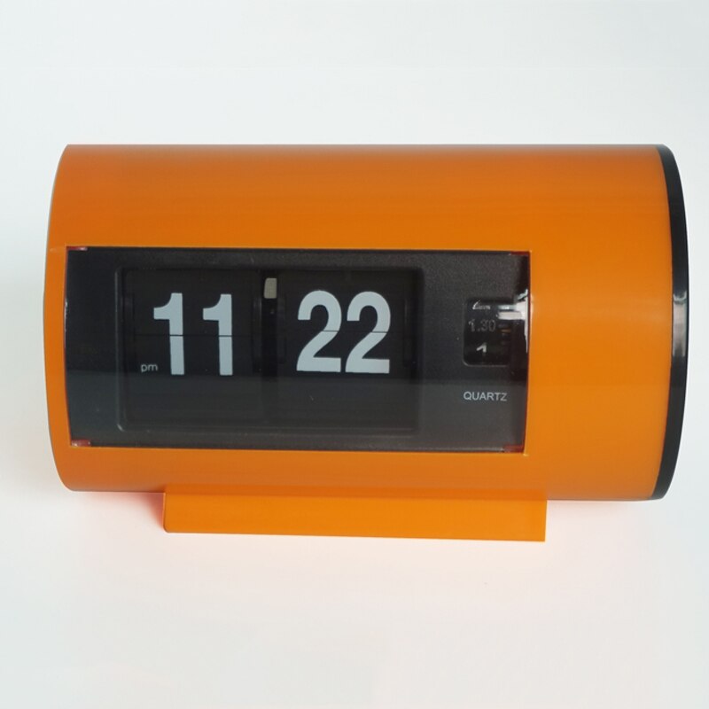Horloge de Table rétro à bascule automatique 12 heures, affichage au Format AM/ PM, horloge de bureau, rotation de Page
