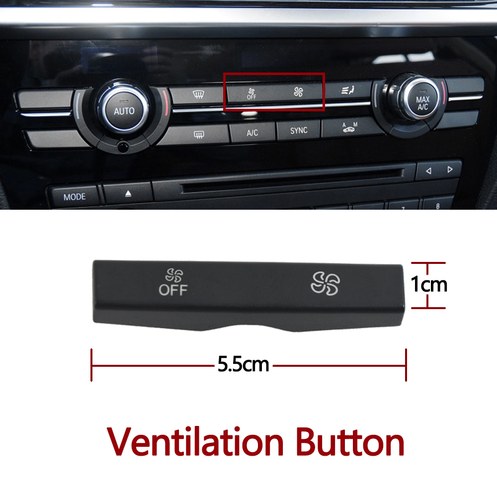 Dashboard Airconditioning Ac Ventilatie Controle Button Volledige Set Voor Bmw X3 X4 F25 F26: Ventilation Button