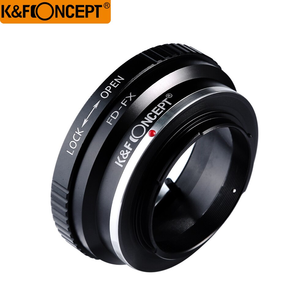 K & F CONCEPT FD-FX monture d'objectif de caméra anneau adaptateur pour objectif Canon FD pour monture Fujifilm FX X-Pro1 X-E1 X-A1 corps de l'appareil photo X-M1