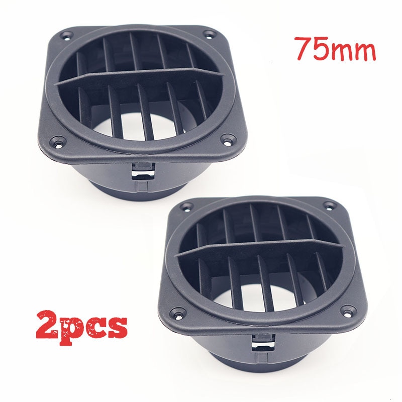 2pcs 75mm Car Warm flat Air Vent Outlet Heater Ducting for Propex for Webasto Eberspacher