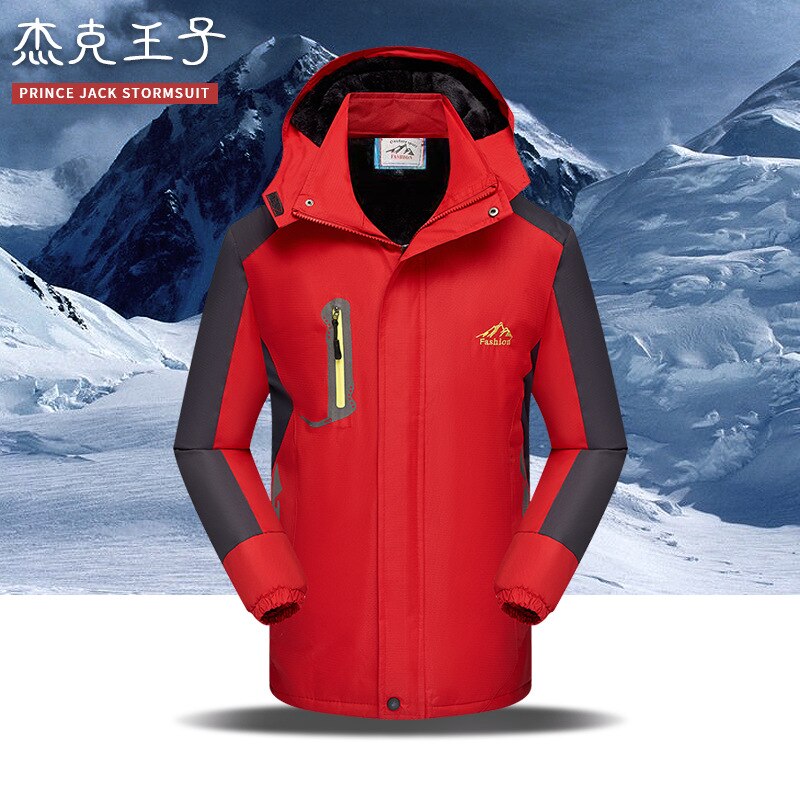 Winter Men Ski Jacket Parka Thermal Fleece Coats Men Snowboard Jackets Windbreaker Jaqueta Windproof Waterproof Coats Men 5XL