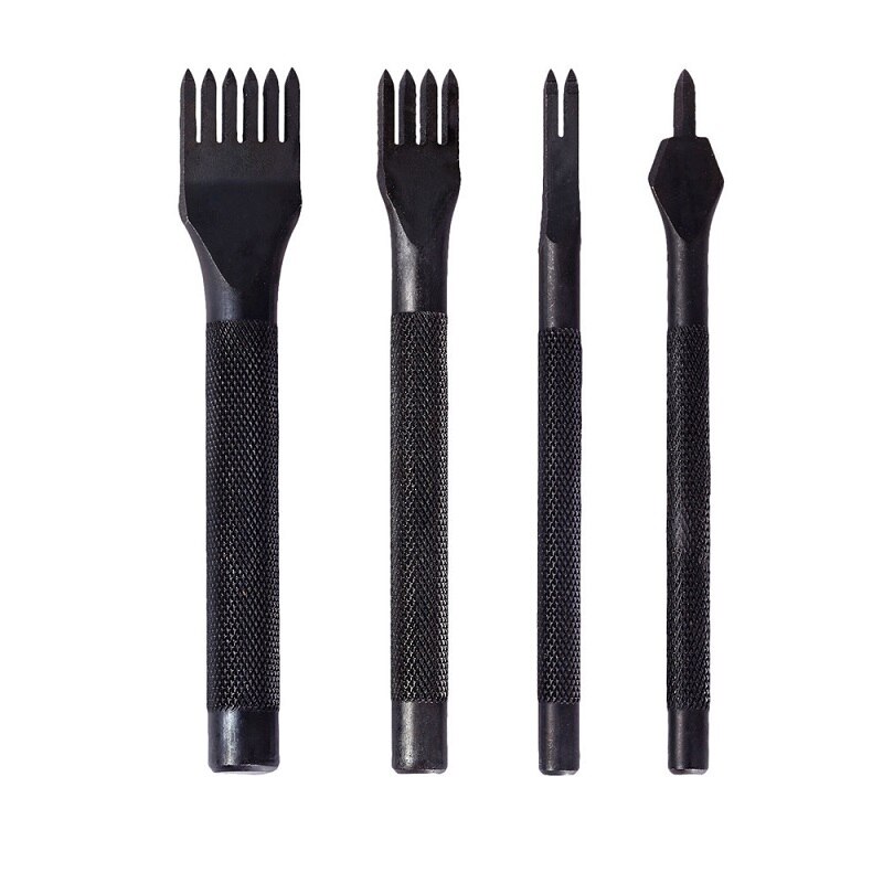 Leather Craft Tools Kit Thread Awl Waxed Thimble Hand Stitching Sewing Stamping DIY Manual Art 2019NEW Accessory