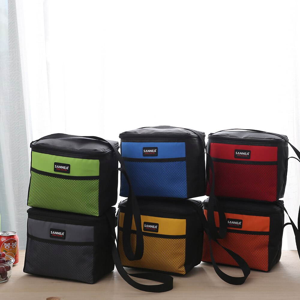 SANNE 4L Children&#39;s Insulated Lunch Bag Waterproof Food Cooler Bag Thermal Portable Coke/Beer Bag Mummy Bag Refrigerator Bag