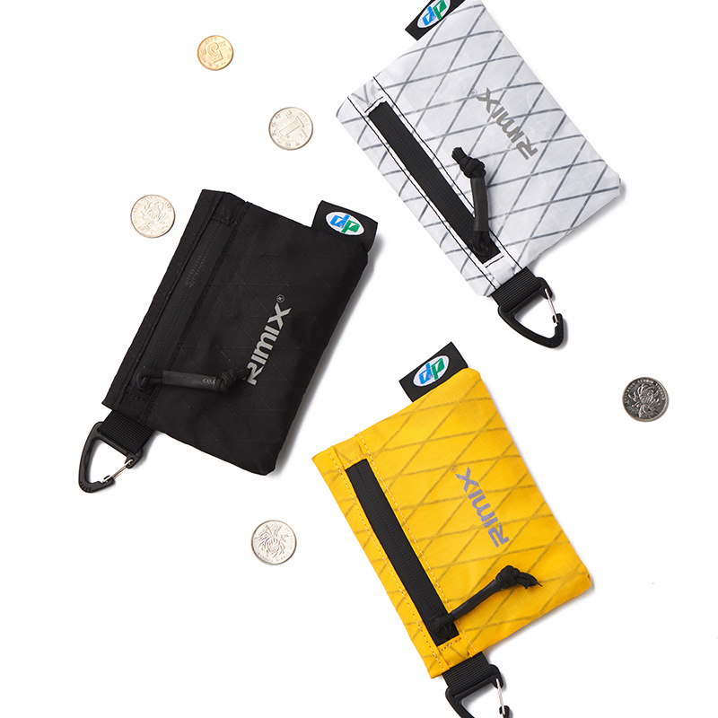Unisex Portemonnee Waterdichte Draagbare Korte Portemonnee Voor Outdoor Compacte Ingebouwde Mini Key Card Opbergdoos
