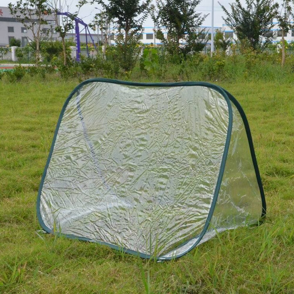 Foldable Portable Garden Flower Shelter Mini Greenhouse Triangular Cover Indoor Outdoor Home Accessories Insulated Transparent