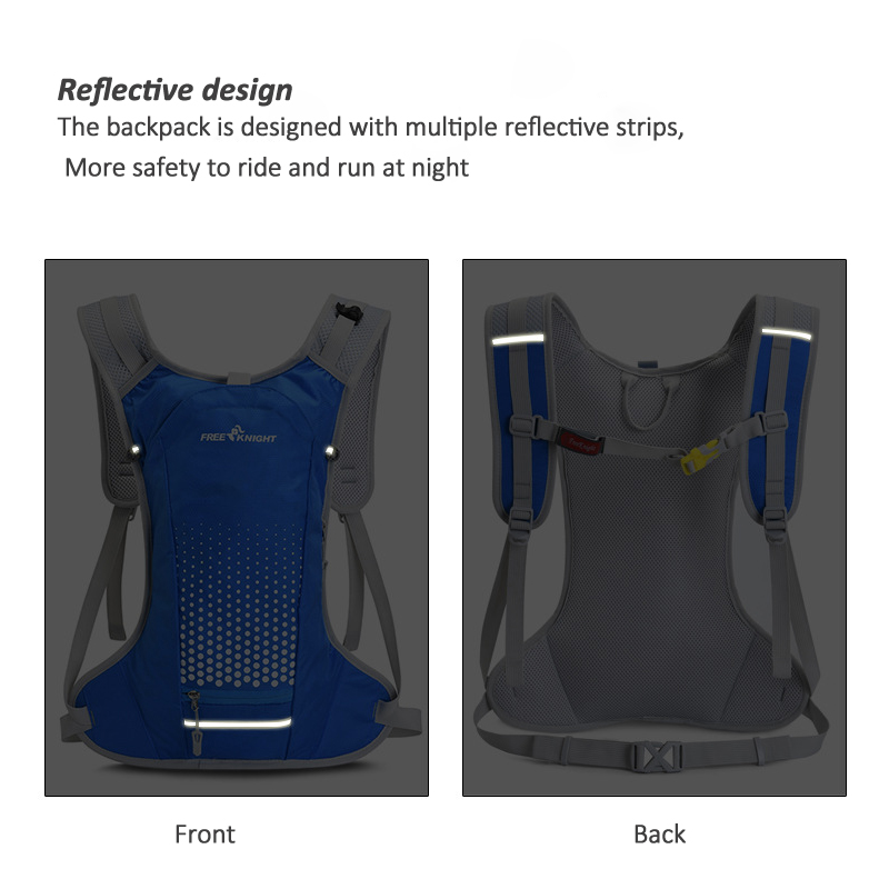 Hydration Backpack Bag Portable 2L Water Bladder Bag Tail Running Cycling Hiking Camping Jogging