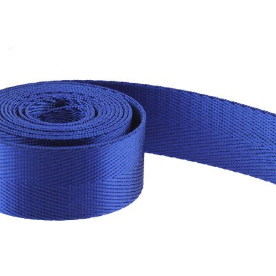 Streifen V bilden 5Meter 20mm Nylon Gurtband Bänder Hund Kragen Rucksack Tornister Gurt Gürtel Band Bindung DIY NäHenne zubehör: Saphir Blau