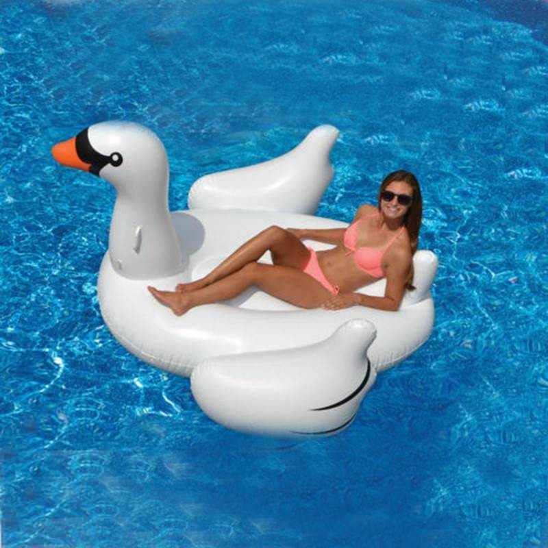 Flotador cisne GIGANTE hinchable Piscina playa Colchon colchoneta