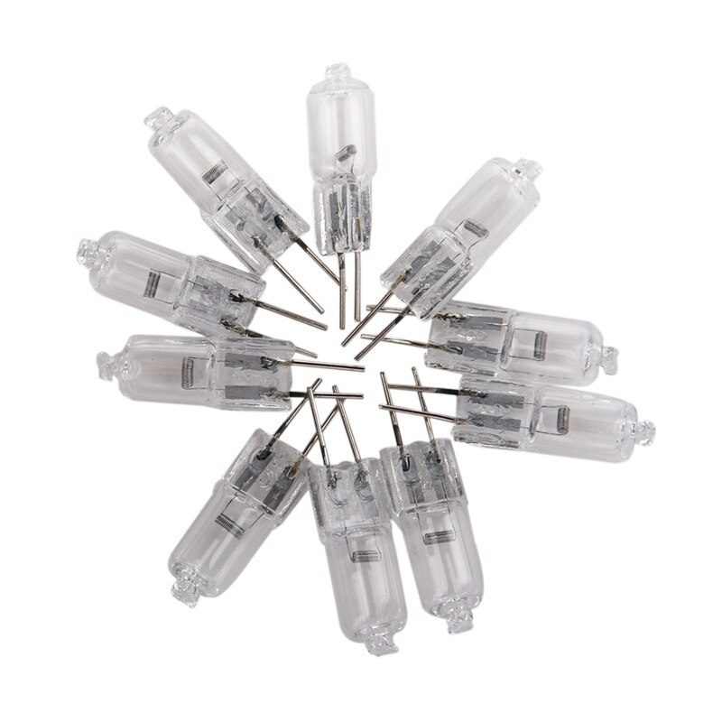 10 stücke, G4 Halogen lampe 12V 35W Stift lampe warm weiß