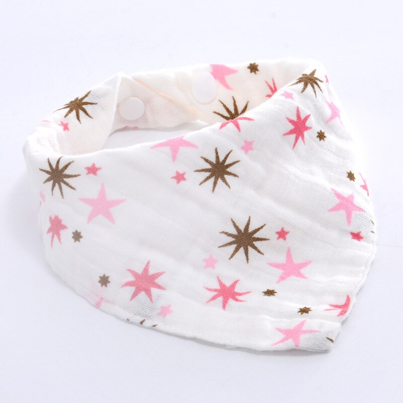 Katoenen Baby Slabbetjes & Burp Doeken Babyvoeding Meisje Bandana Bib Water Absorberen Baby Sjaal Burp Baby Spullen Baby Accessoires BC0023: Rood