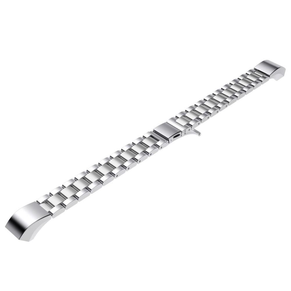 Correa de acero inoxidable para Fitbit, repuesto de pulsera de Alta HR para fitbit, correas altas, accesorios para pulseras: Plata