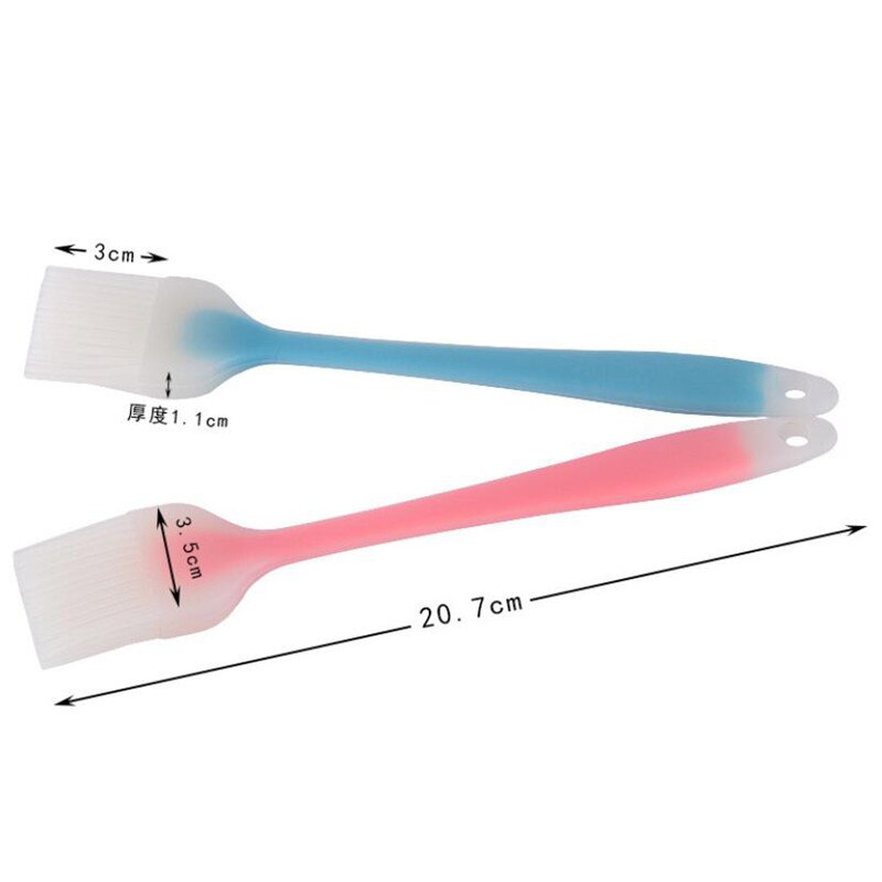 Pincel de silicona para repostería, brocha aplicadora de aceite para repostería de pan pastel, herramientas de cocina de seguridad para parrilla de barbacoa