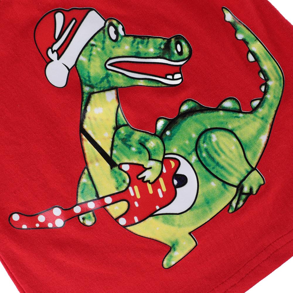 Christmas dinosauro pigiama bambini ragazzi natale Sleepwear impostato bambini Santa Claus vestito bambini cotone Pjs