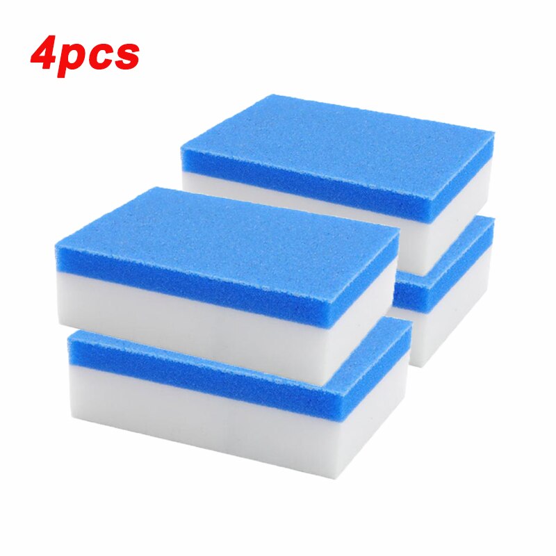 1/2/4/6Pcs Magic Spons Gum Blauw Emery Spons Keuken Tool Schotel Pot Borstel melamine Spons Cleaner Roest Remover Brush: 4pcs