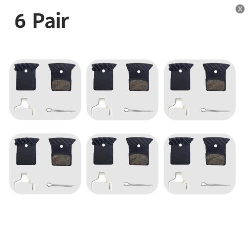 Bicycle Brake Resin Pad Road Mtb Bike Pads For Shimano L03a Ultegra R9170 R8070 R7070 Rs805 Rs505 Xtr M9100 K02s: Burgundy