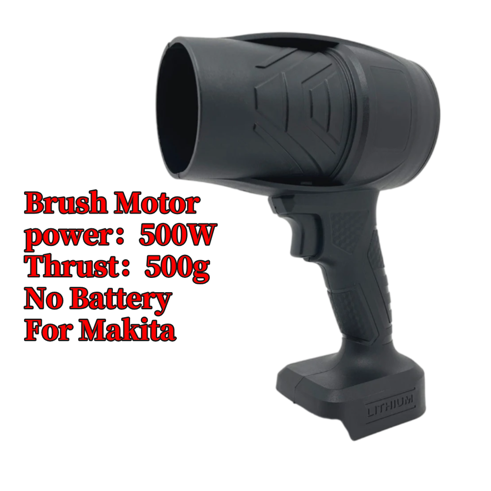 Ventilador Turbo de 1000W, ventilador violento de 500g de empuje, velocidad continua, soplador de hojas Turbofan de alta potencia, Mini ventilador de chorro de mano para batería Makita: Naranja