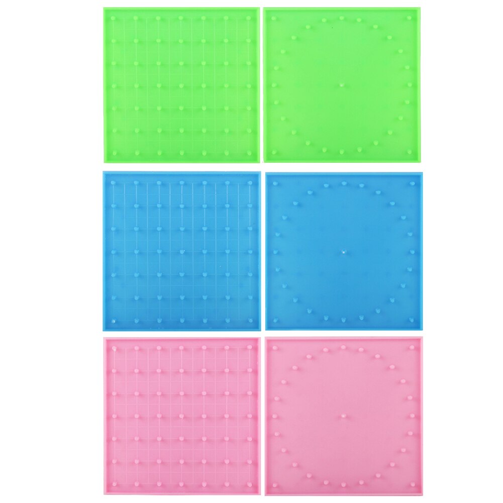 Plast spikplatta primär matematik spikbräda verktyg geometri demo barn pedagogisk leksak undervisning instrument pusselspel leksak