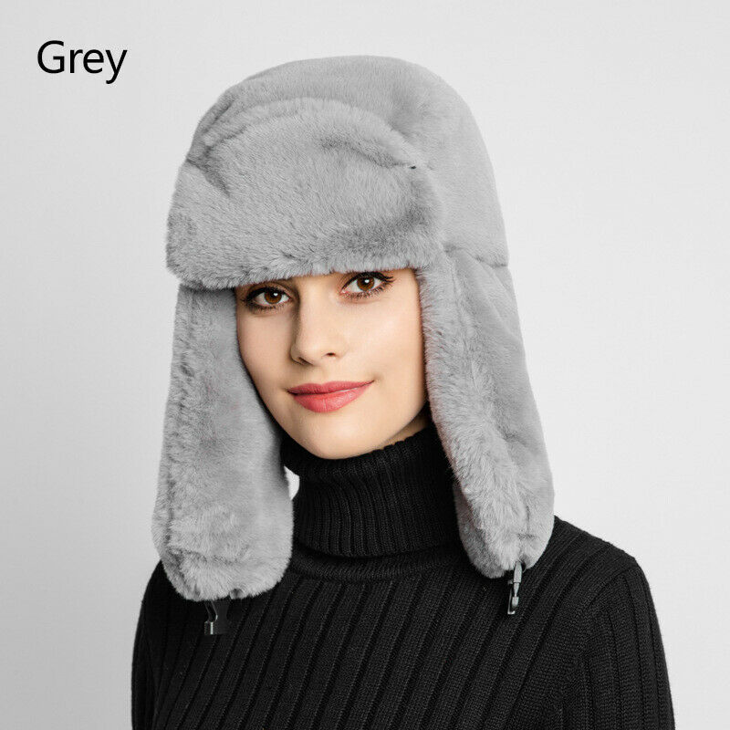 Chapeau en fausse fourrure pour hommes | Chapeau en molleton et pelucheux, capuchon de Ski à rabat d'oreille, épais Trapper Trooper, garde au , garde au , plein air